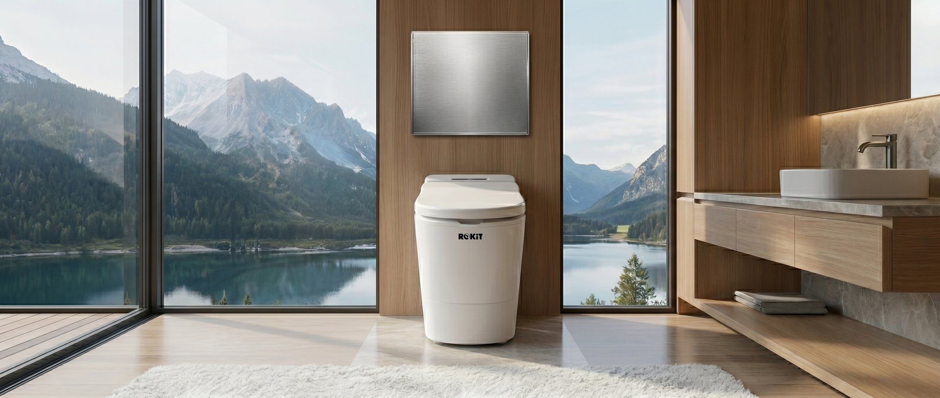 A modern ROKiT ZERO 5 sanitation facility