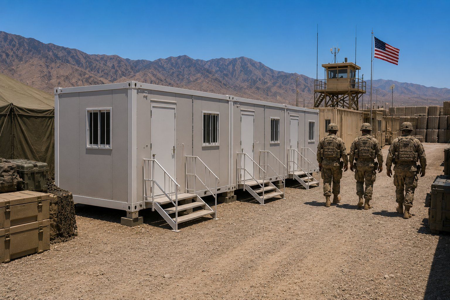 ROKiT ZERO 5 units at a military field base